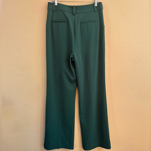 Favorite Daughter The Favorite Pant Wide Leg High Waist Pant Evergreen Size 10 - Picture 7 of 9